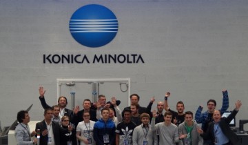 Journée d’entraînement au DIS de Konica Minolta – les finalistes et leurs coachs